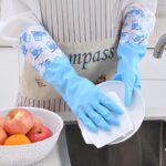 Long silicon hand gloves