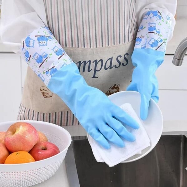 Long silicon hand gloves