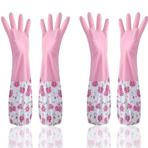 Long silicon hand gloves