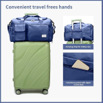 Fashionable Large Capacity Travel & Gym Bag Blue