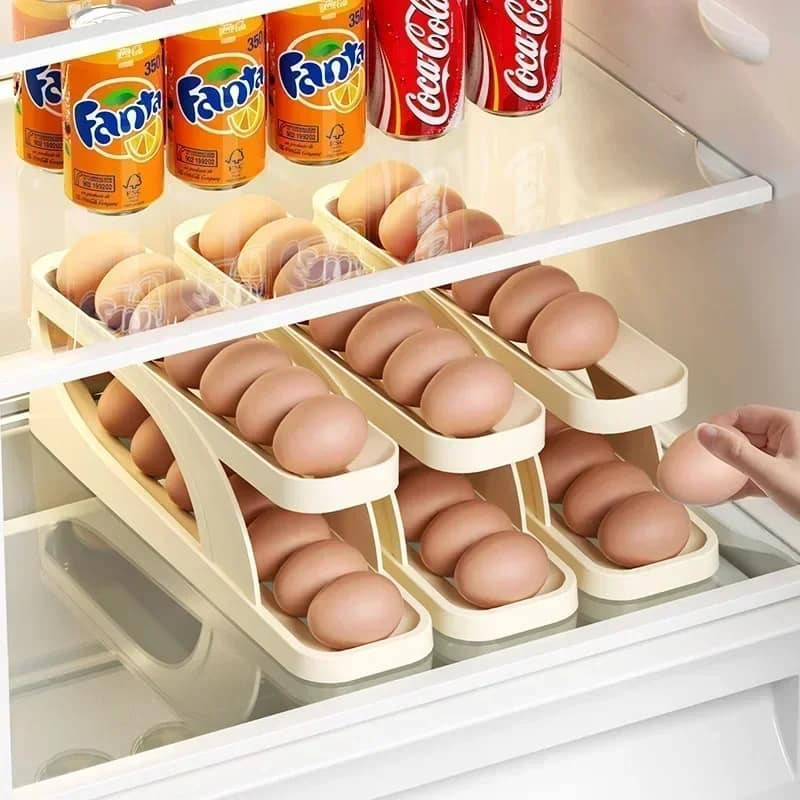 Egg storage for refrigerator decor