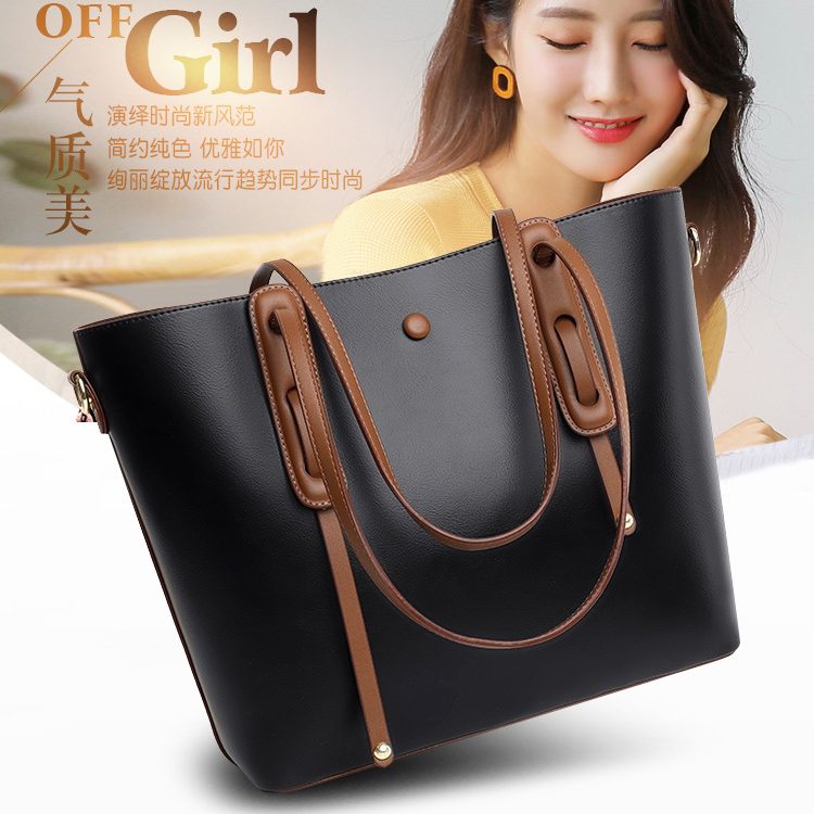 Luxury cow leather Tote bag