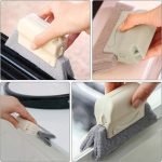 Window Groove Cleaning Cloth Kitchen cleaning Window Cleaning Brush Windows Slot Cleaner Brush Clean Window Slot Clean Tool
