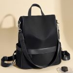 New Design Women Backpack Nylon Waterproof Anti-Theft Travel Bagpack