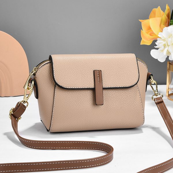 New Pu Leather Single Shoulder Niche Light Luxury Women's Bag