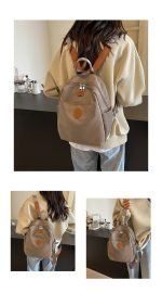 Hot Women's Backpacks Designer High Quality Soft Nylon Simple Fashion Bag