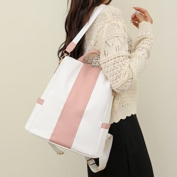 PU Leather Backpack, Women Portable Backpack, Large Capacity Bag