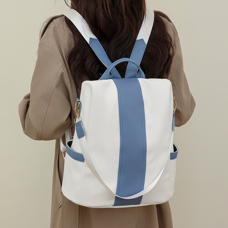PU Leather Backpack, Women Portable Backpack, Large Capacity Bag