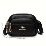 Stylish Women's Crossbody Multi-pocket Soft Leather Handbags