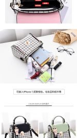 Korean style handheld one-shoulder bag, 2025 collection,