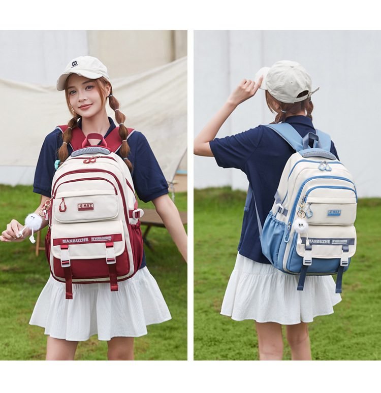 Academy Style School Bag Book Bag Lightweight College Student Backpack