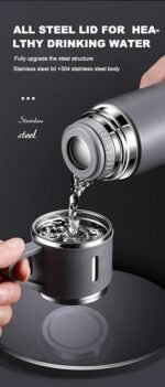 500ml Premium Vacuum Flask Set (with 2 Cups)