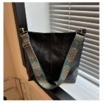 European and American PU Portable Large Capacity Women Shoulder Bag