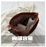 European and American PU Portable Large Capacity Women Shoulder Bag