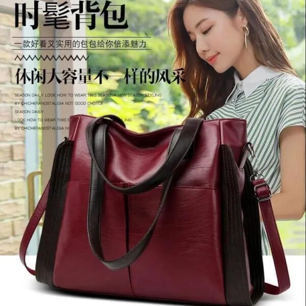 European and American Fashion Large Capacity Bag New Fashionable Casual Portable Shoulder Crossbody Women's Bag